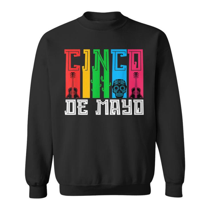 Cinco De Mayo Guitar Music Mexican Fiesta 5 De Mayo Sweatshirt