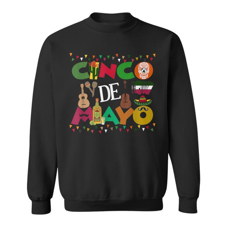 Cinco De Mayo Mexican Fiesta Music Costume Sweatshirt