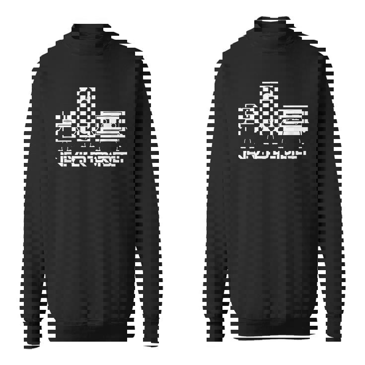 Cinta De Cassette De Audio Never Forget Camisa de entrenamiento
