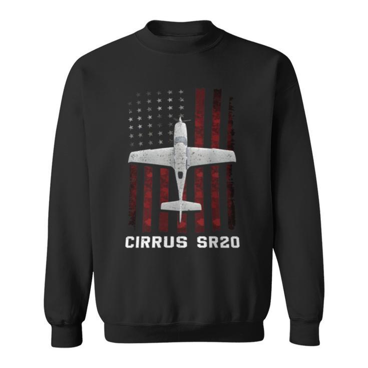 Cirrus Sr20 Aircraft Sr20 Cirrus Sr20 Plane Sweatshirt