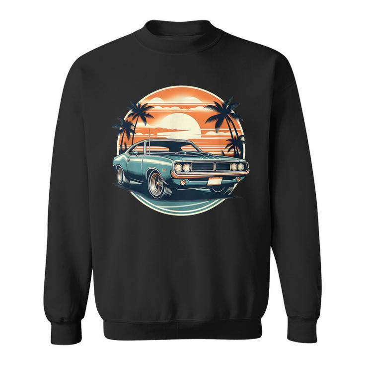 Classic Muscle Car Retro Vintage Style Sweatshirt