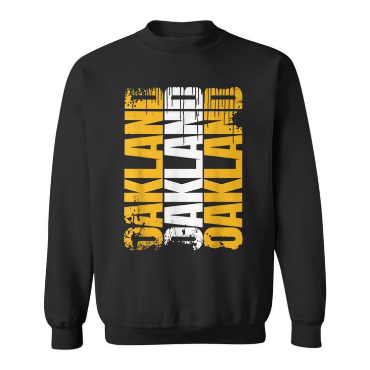 Classic Oakland Usa City Pride Grunge Oakland Sweatshirt