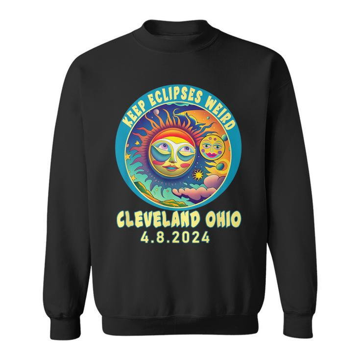 Cleveland Oh Solar Total Eclipse April 2024 Ohio Sweatshirt