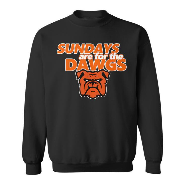 Cleveland Ohio Dawg Sundays Are For The Dawgs Sweatshirt