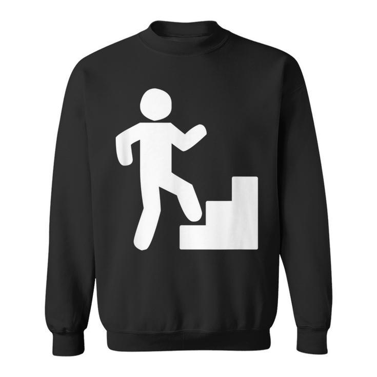 Climbing Stairs Tribute Workout Sweatshirt