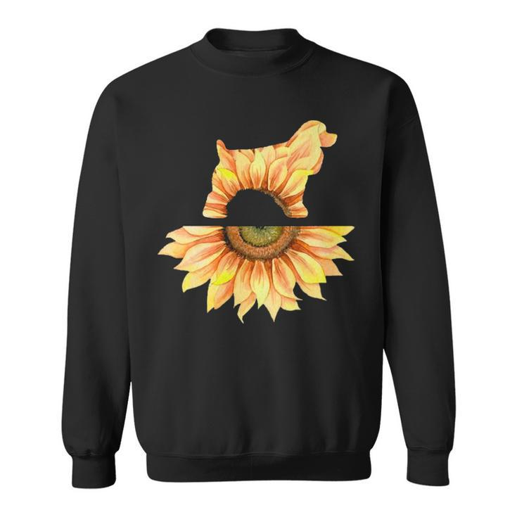 Cocker Spaniel Sunflower Sweatshirt
