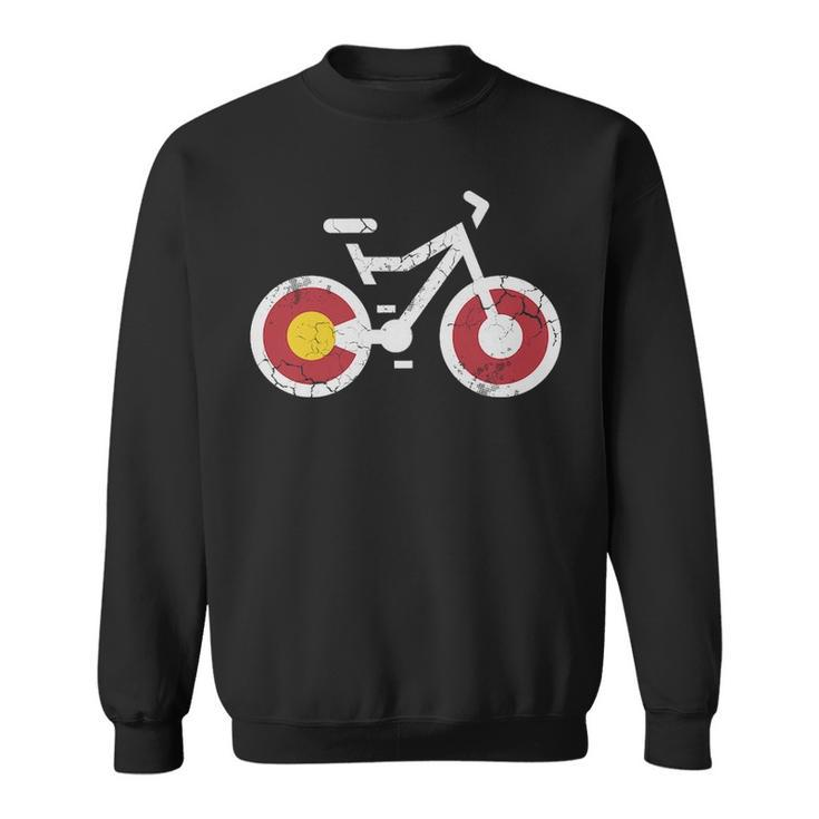 Colorado Flag Bike Sweatshirt