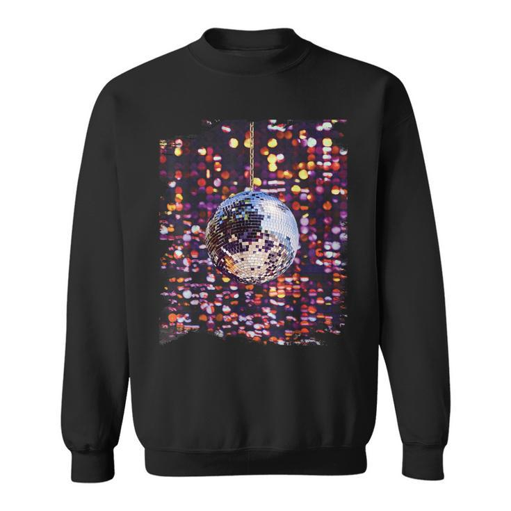 Colorful Disco Ball Retro Vintage Club 70S Sweatshirt