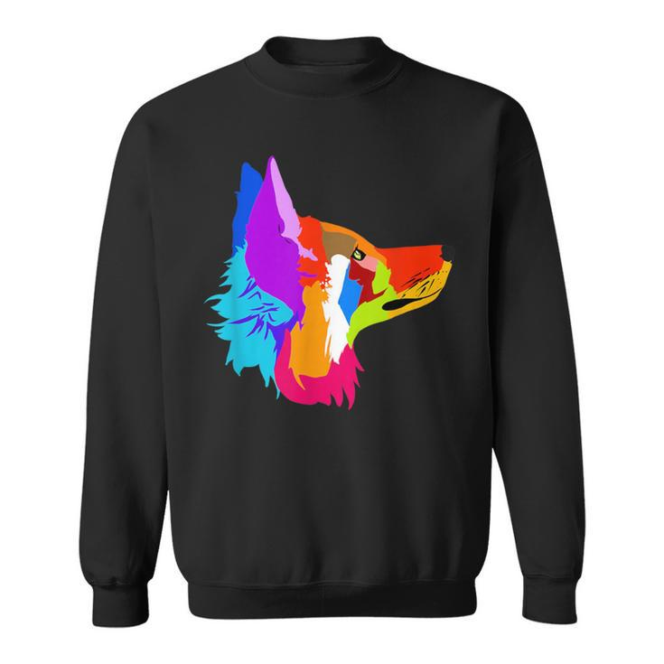 Coloring Cute Fox For Foxes Forest & Animal Lovers Sweatshirt