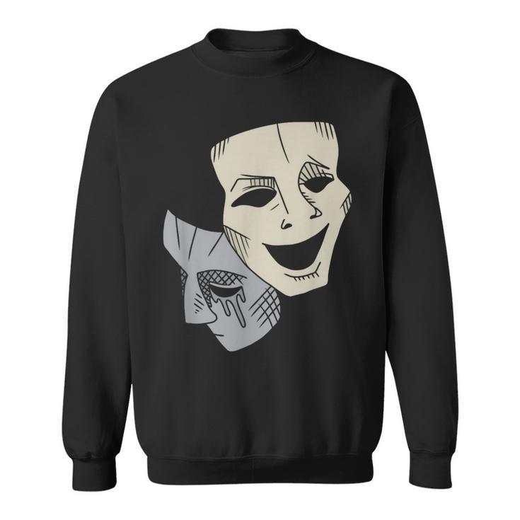 Comedy Tragedy Masks Theater Drama Club Matching Coach Sweatshirt