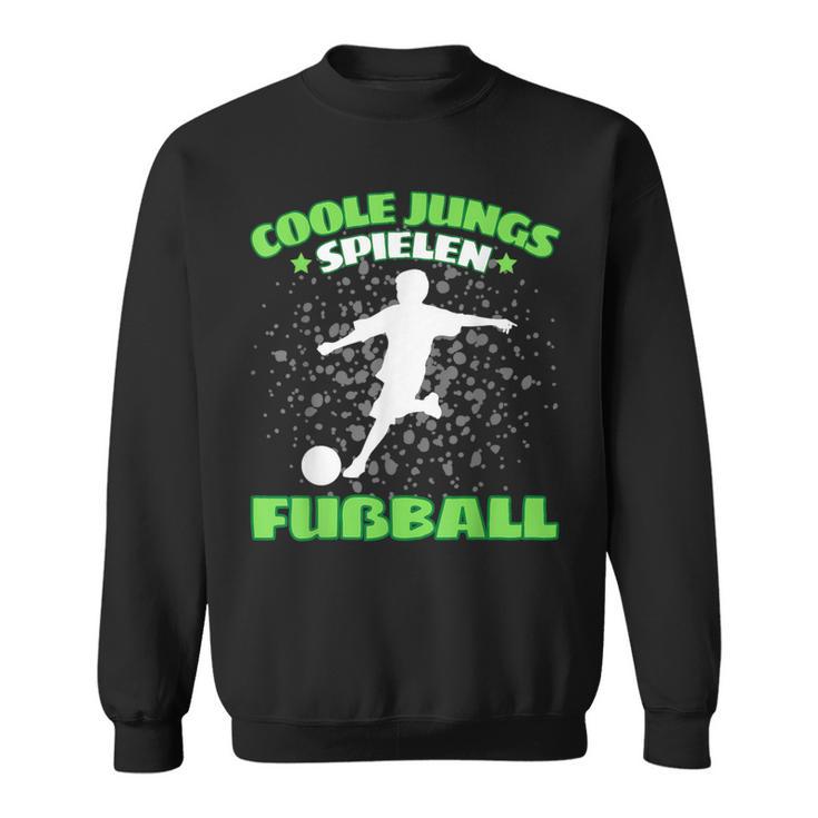 Cool Boys Spielen Fußball Football Sweatshirt