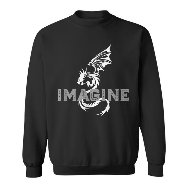 Cool Imagine Tattoo Dragon Sweatshirt