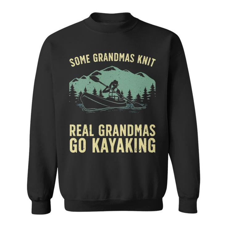 Cool Kayaking For Grandma Mom Kayaker Boating Kayak Boating Sweatshirt
