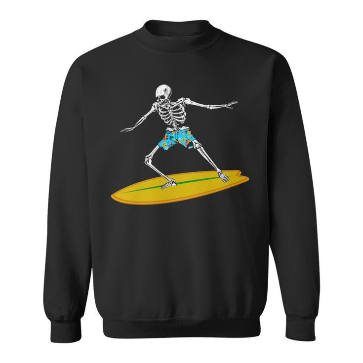 Cool Surfing Art Surfboard Surf Coach Surfer Sweatshirt