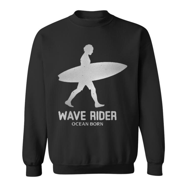 Cool Surfing Wave Rider Sweatshirt