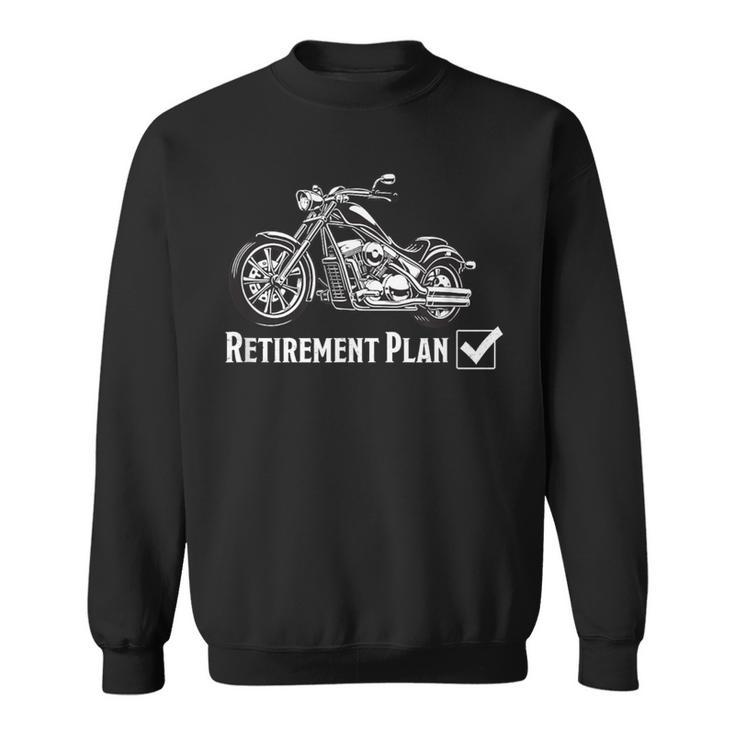 Cool Vintage Co-Worker Chopper Motorcycle Retirement Sweatshirt