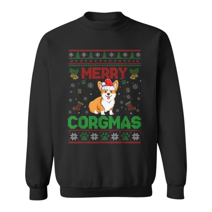 Corgi Christmas Sweater Cool Merry Corgmas Xmas Sweatshirt