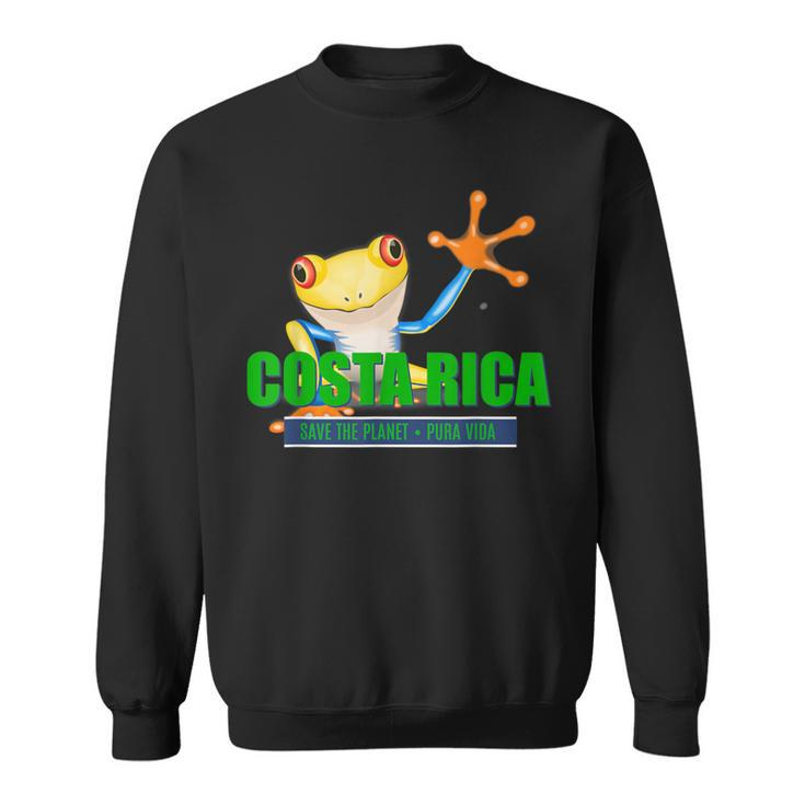 Costa Rica Tree Frog Souvenir Sweatshirt