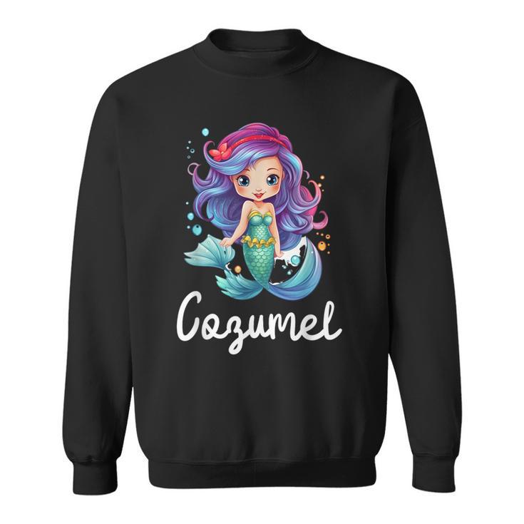 Cozumel Mexico Mermaid Vacation Sweatshirt