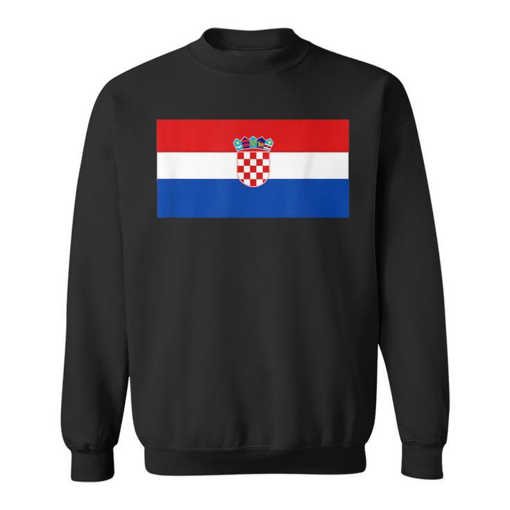 Croatia 2021 Flag Love Soccer Cool Football Fans Support Sweatshirt