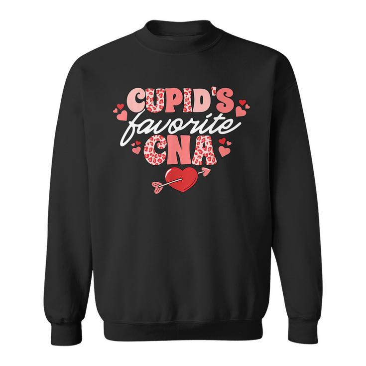 Cupid's Favorite Cna Valentine Certified Nursing Assistant Sweatshirt