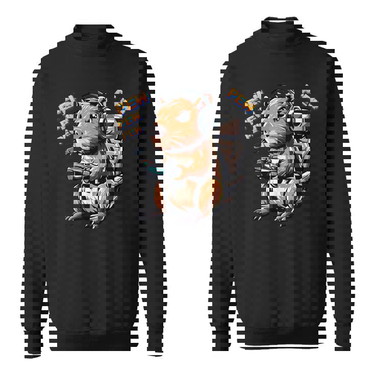 Cute Gaming Capybara Pewideojuego Gráfico Hombres Niños Niñas Camisa de entrenamiento