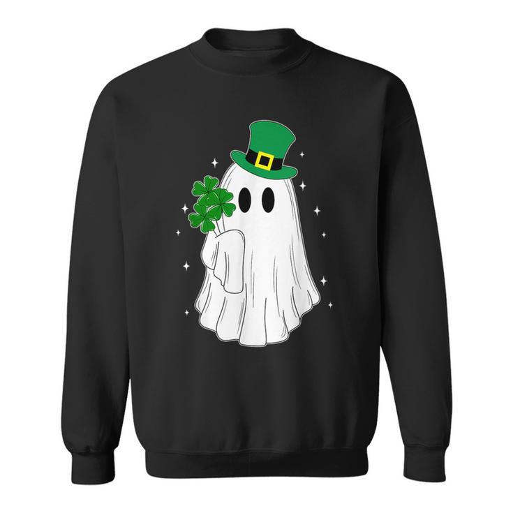 Cute Ghost Lucky St Patrick's Day Costume Boujee Boo-Jee Sweatshirt