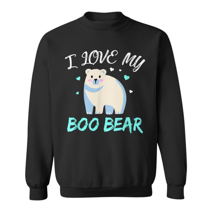 Cute Polar Bear I Love My Boo Bear Sweatshirt