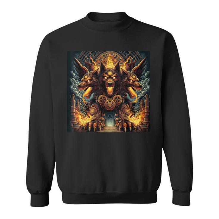 Cyberpunk Style Cerberus Sweatshirt