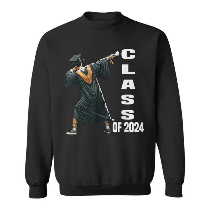 Dabbing Graduation Class Of 2024 Graduation Sweatshirt