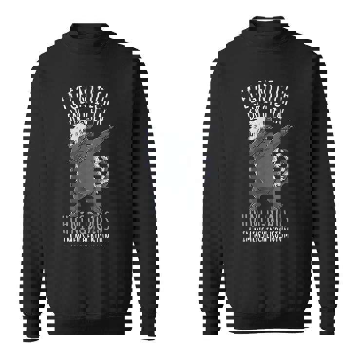 Dabbing Honigdachs Kostüm Mädchen Honigdachs Sweatshirt