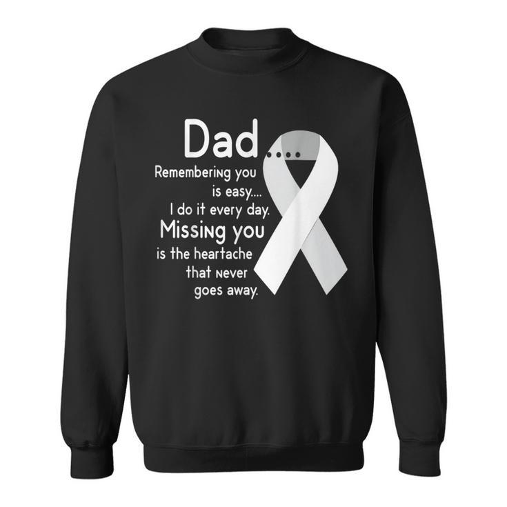 For My Dad In Heaven I Love You Misses You Memorial Day Sweatshirt