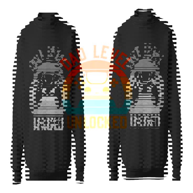 Dad Level Unlocked Game Lover Gamer Soon To Be Fathers Day Sweatshirt