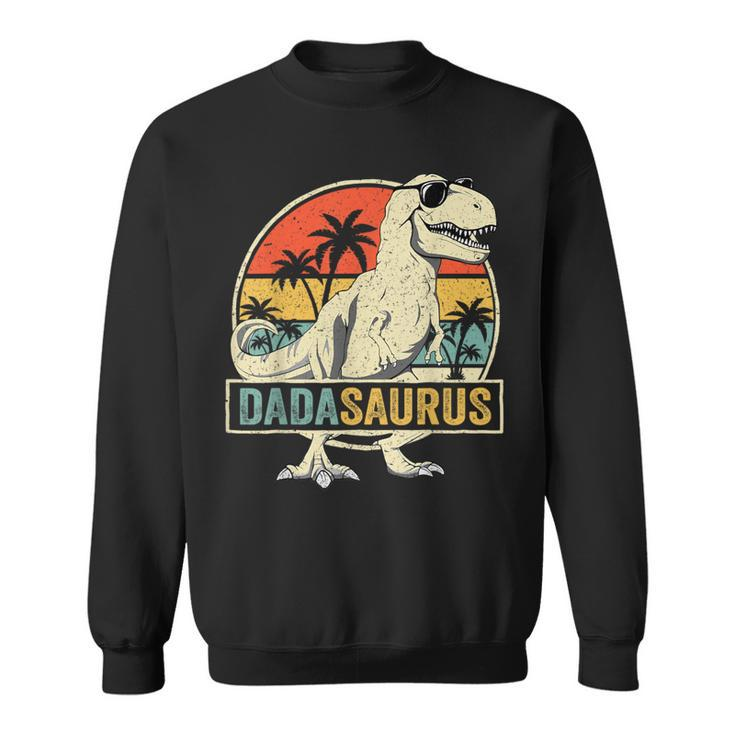 Dadasaurus T Rex Dinosaur Dada Saurus Family Matching Sweatshirt