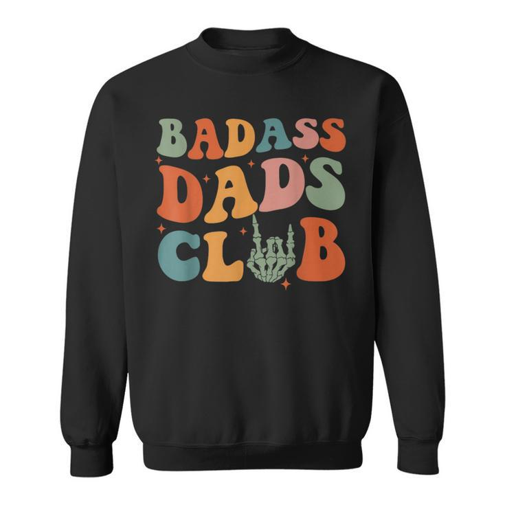 Dads Dad Groovy Fathers Day Sweatshirt