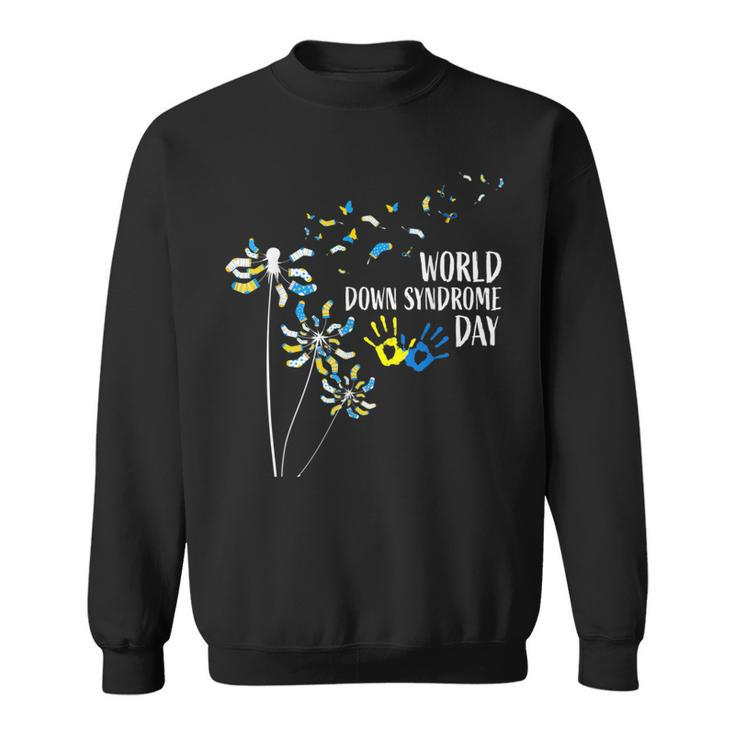 Dandelion Socks World Down Syndrome Day Awareness Sweatshirt