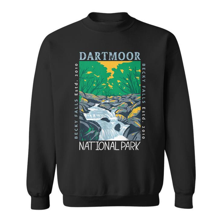Dartmoor National Park Becky Falls Vintage Distressed Sweatshirt