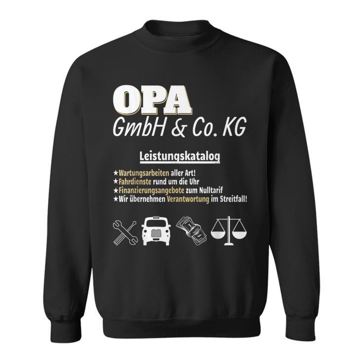 'Das Geschenk Für Den Großfater Opa Gmbh' 'The For The Grandfather Grandpa Gmbh Sweatshirt