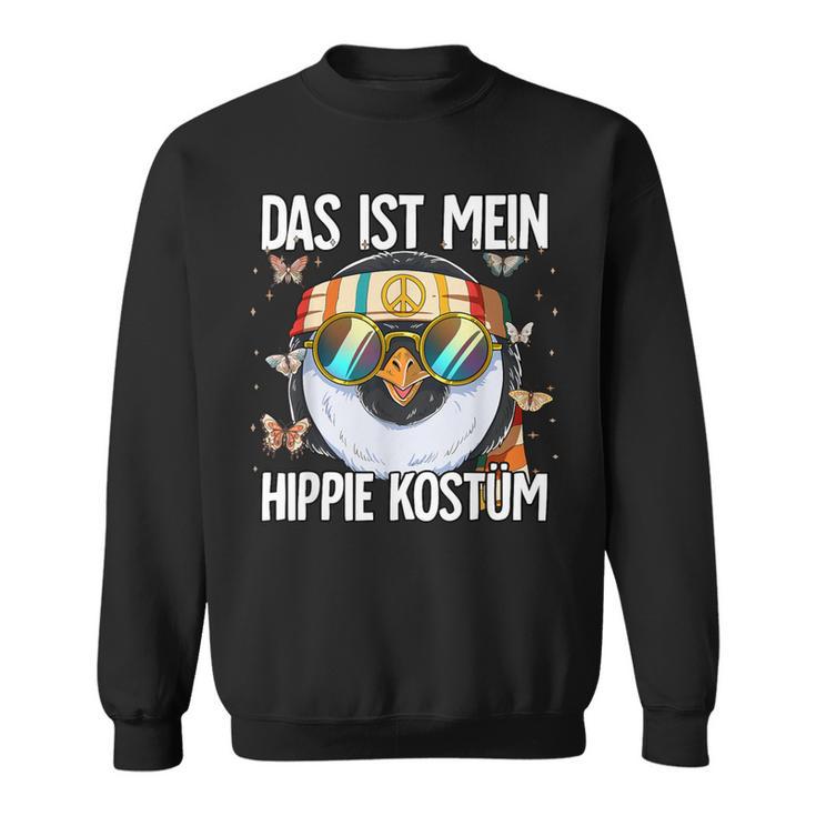 Das Ist Mein Hippie Costume 60S 70S Costume Black Sweatshirt