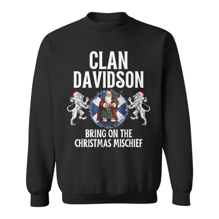 Davidson Clan Christmas Scottish Family Name Party Sweatshirt