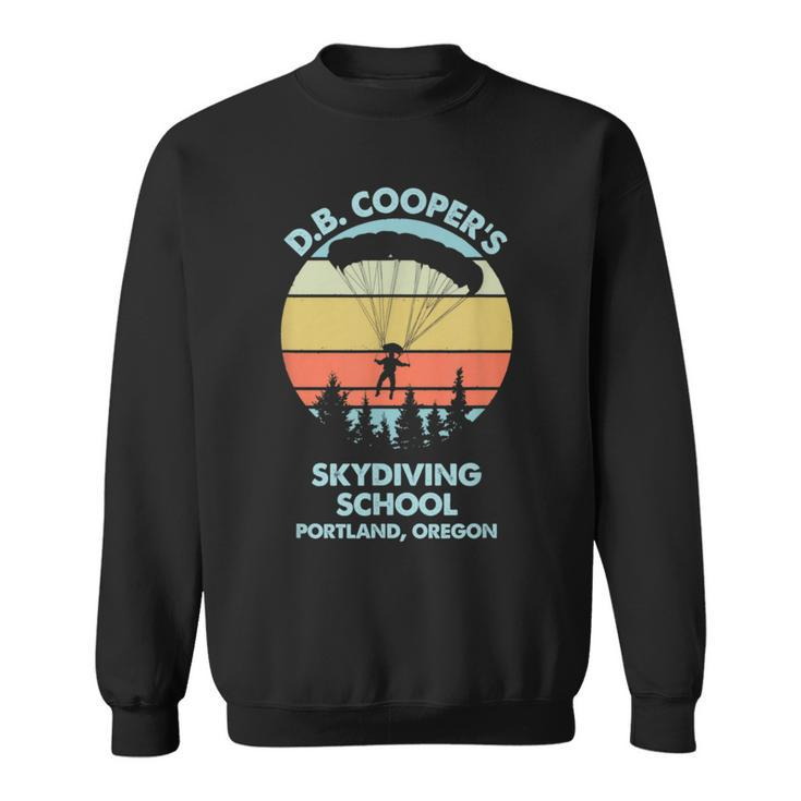 DB Cooper's Skydiving School The Original Vintage Sweatshirt