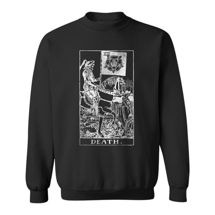 Death Tarot Card Xiii Vintage Sweatshirt