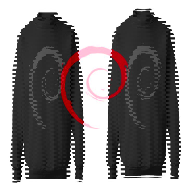 Debian Spiral Logo Os Open Source Pour Les Amoureux De Linux Sweater e