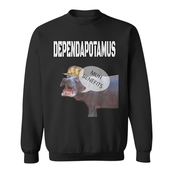 Dependapotamus Dependa Military Meme Sweatshirt