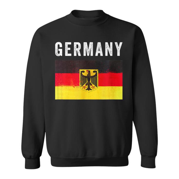 Deutschland Flagge Mit Wappen Deutschland Flagge I Love Deutschland Sweatshirt