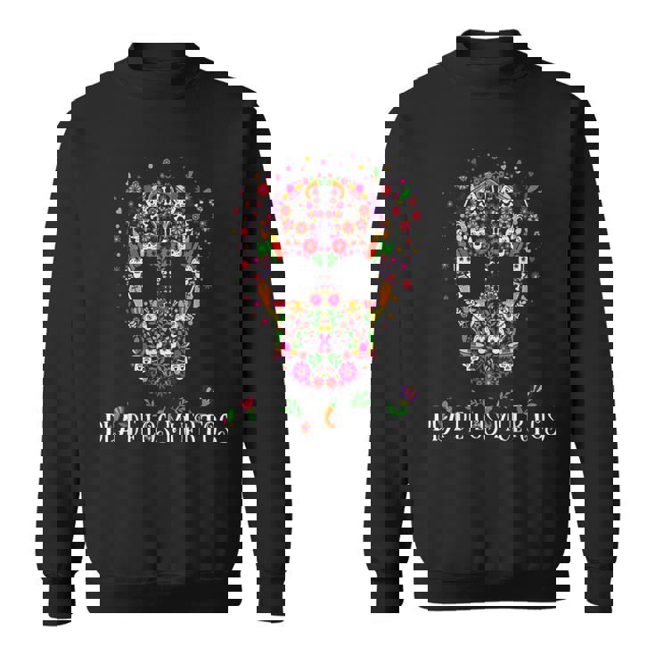 Dia De Los Muertos Tête De Mort Amusante Jour Des Morts Sweater e