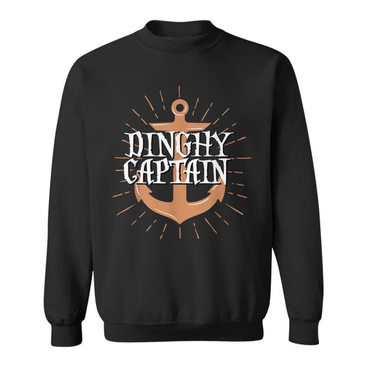 Dinghy Captain boating Sailing Crew Sweatshirt