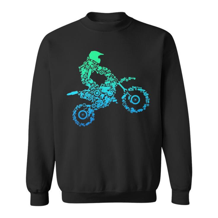 Dirt Bike Rider Motocross Enduro Dirt Biking Sweatshirt