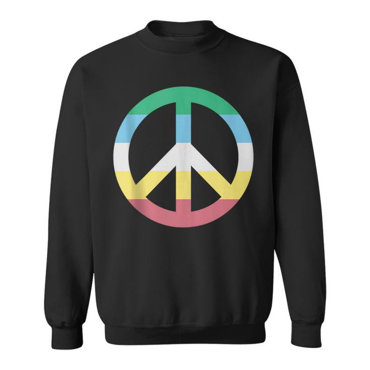 Disability Peace Sign Disabilities Month Disability Sweatshirt