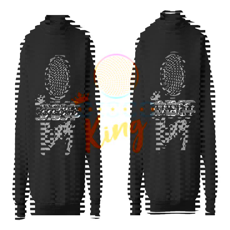 Disco King Espejo Ball Old School Retrointage Disco Dj Top Camisa de entrenamiento
